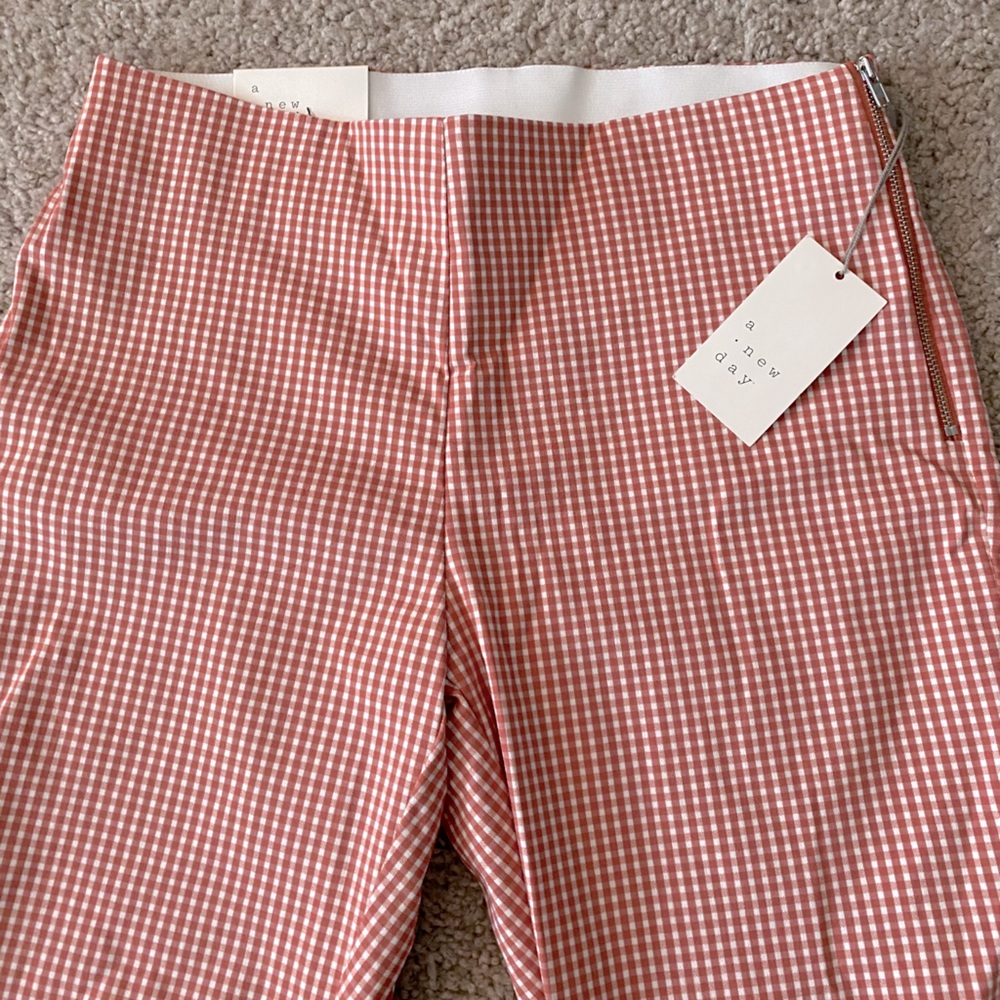 New Pink Gingham Pants